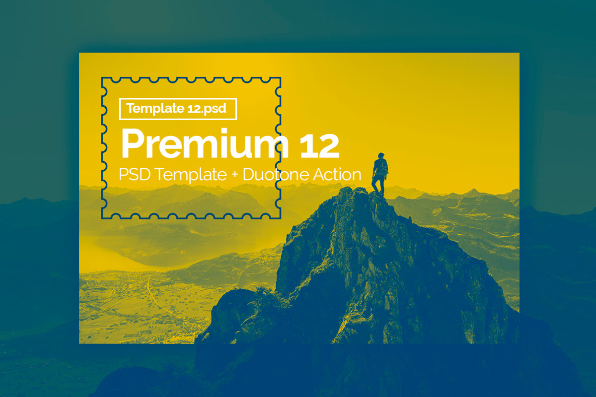 PSD Template + Duotone Action, an Action Add-On by Graphicboom (Photo 14 of 32)