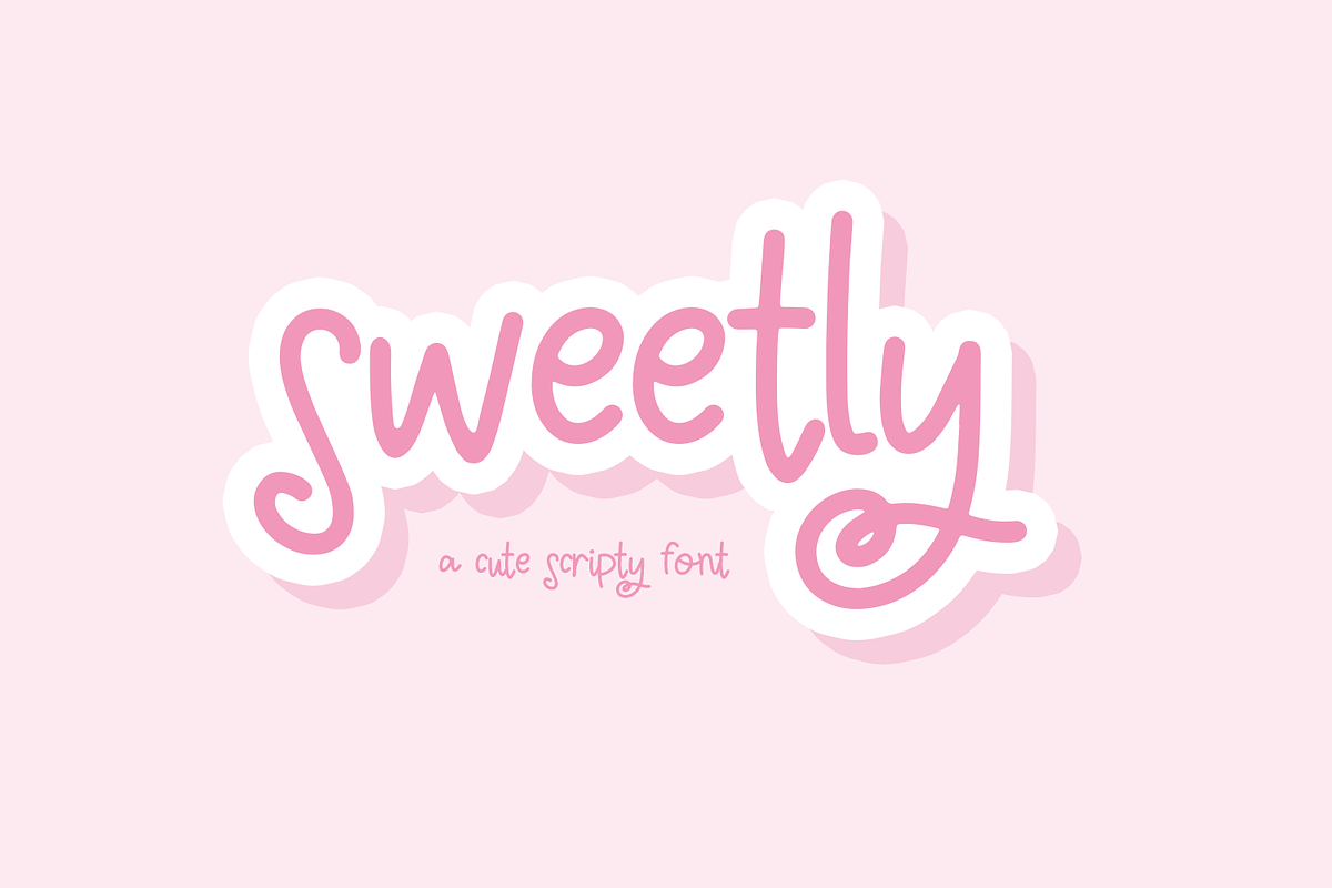 Sweetly Script, a Handwritten Font by Beck McCormick (Photo 1 of 10)
