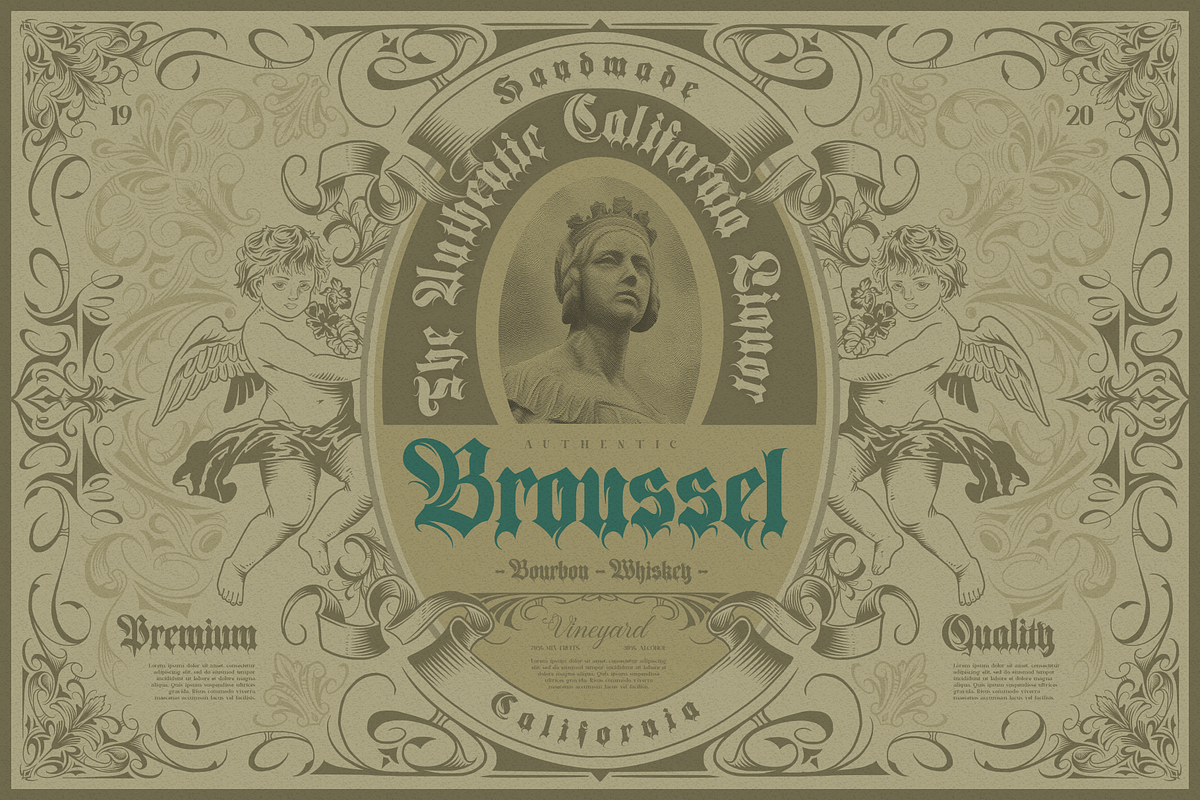 Aquenta Fracta, a Blackletter Font by ilhamtaro (Photo 4 of 10)