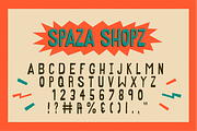 SPAZA SHOPZ - Display font, a Sans Serif Font by Liam MacSweeney's (Thumbnail 3 of 6)