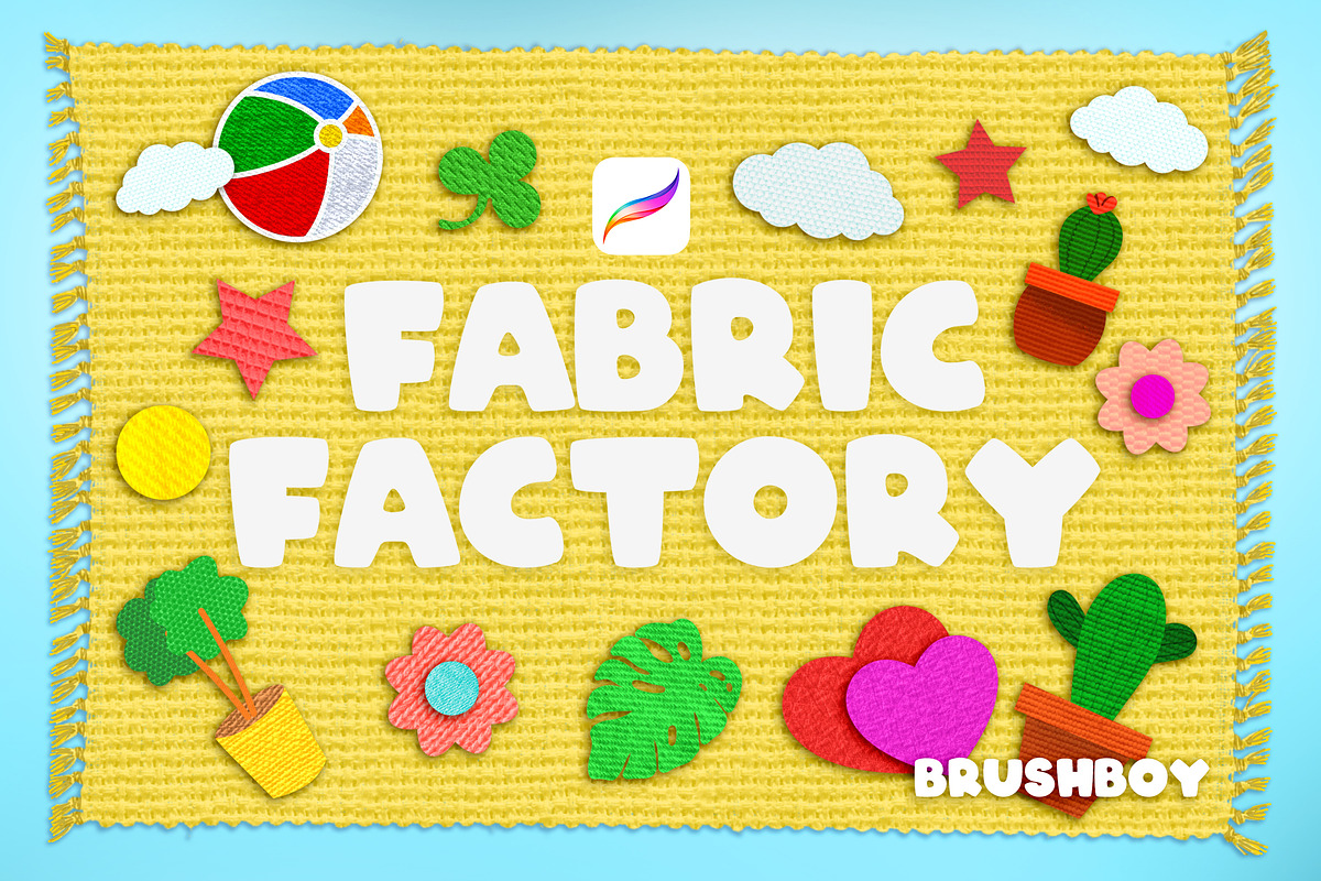 Procreate Fabric Texture Brushes, a Brush Add-On by BrushBoy (Photo 1 of 5)