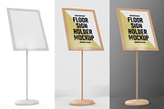 Floor Sign Holder Mockup, a Mockup by Medialoot (Thumbnail 3 of 4)