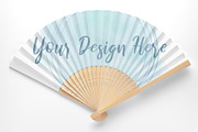 Bamboo Fan Mockup, PSD File, a Household Mockup by MockupsBox (Thumbnail 1 of 5)