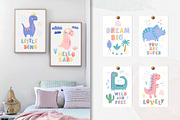 Little Dino. Baby collection, an Animal Illustration by rinaletters (Thumbnail 7 of 10)
