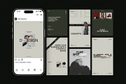 ZAVI | Instagram Post & Story (III), a Social Media Template by The Aesthetic Studio (Thumbnail 1 of 10)