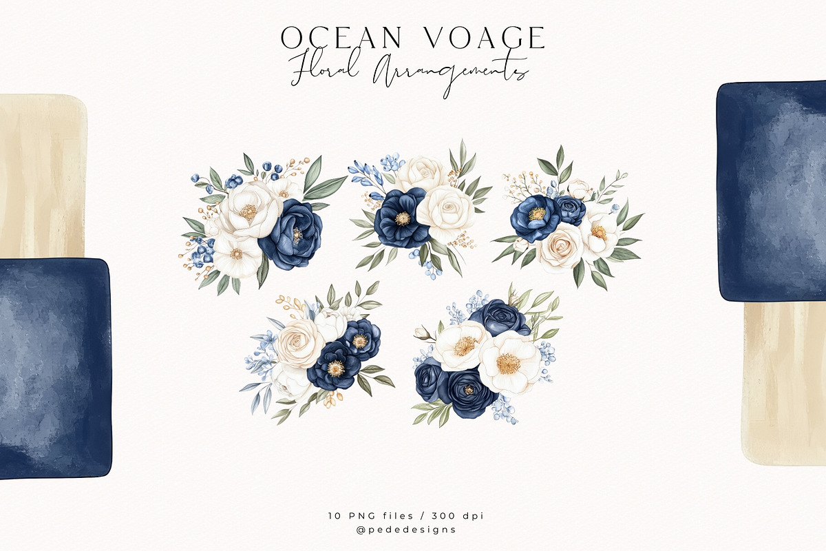 Ocean Voyage Collection, a Decorative Illustration by PeDe Designs (Photo 13 of 26)
