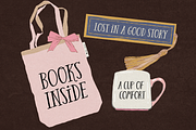 COZY LIBRARY | TALL COZY FONT, a Sans Serif Font by Maria Feliz Fonts (Thumbnail 5 of 11)