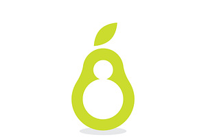 Avocado fruit logo template, healthy, a Graphic by T.Vooka