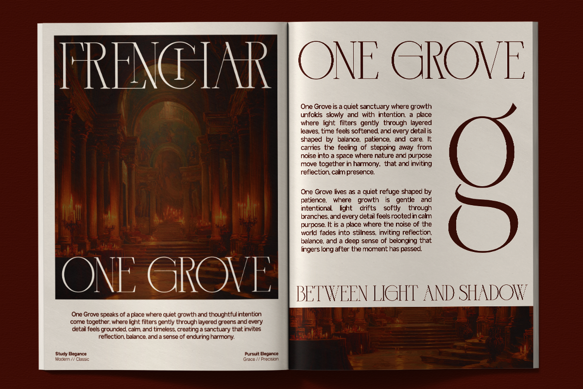 GC Trench Vogue - Chic Elegant Serif, a Serif Font by Glyphonic (Photo 15 of 15)