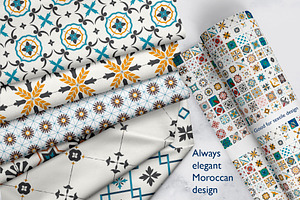 Moroccan Collection Of 100 Tiles