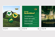 Green Summer Camp - Instagram Post, a Social Media Template by Izdihaar_Studio (Thumbnail 3 of 4)