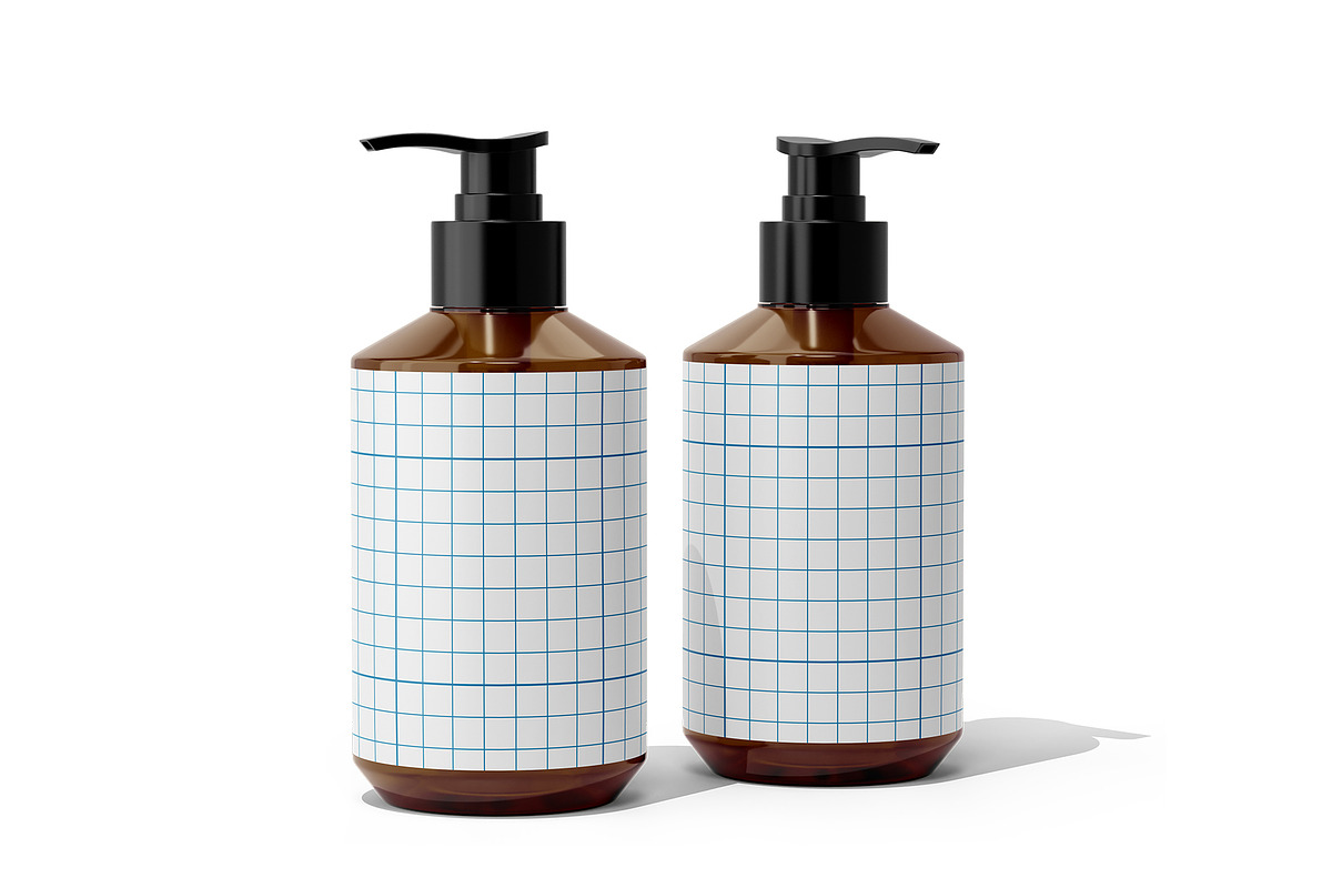 Cosmetic Spray Pump Bottle Mockup, a Packaging Mockup by Akebareee (Photo 2 of 3)
