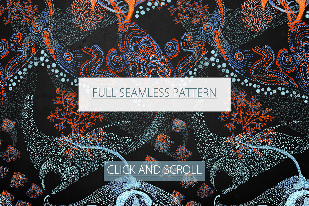 UNDERWATER / SPACE PATTERNS, a Pattern Graphic by ANAKOTO (Photo 7 of 17)