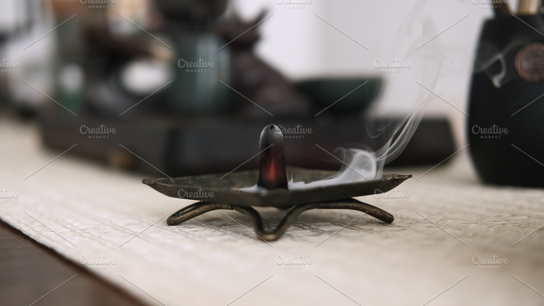 Ritual flame spiritual practice tools mental calm, a Background Photo by Photo Drive Studio