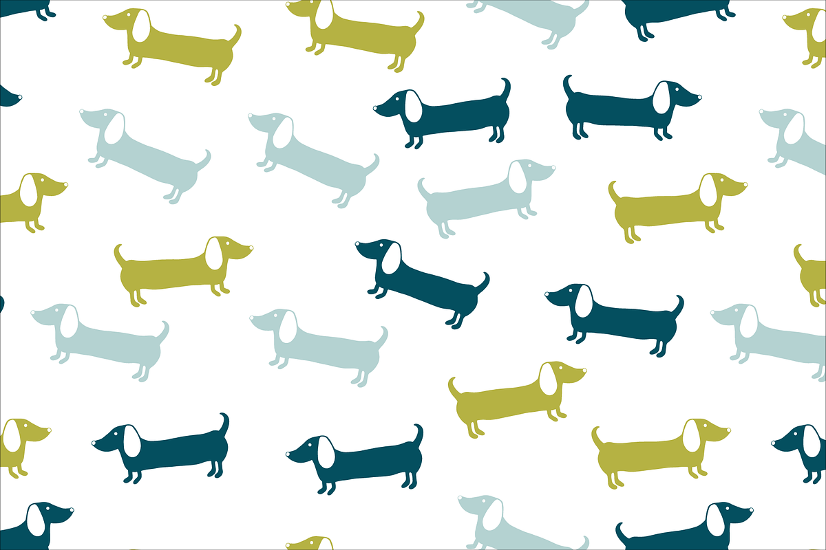 Dachshund patterns and illustrations, a Pattern Graphic by bigmomentsdesign (Photo 11 of 13)