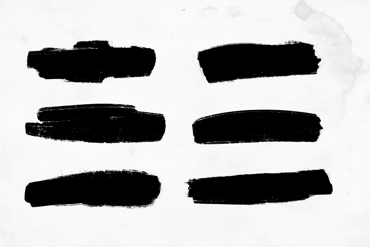 30 Handmade Brush Strokes, a Texture Graphic by Defects (Photo 2 of 6)