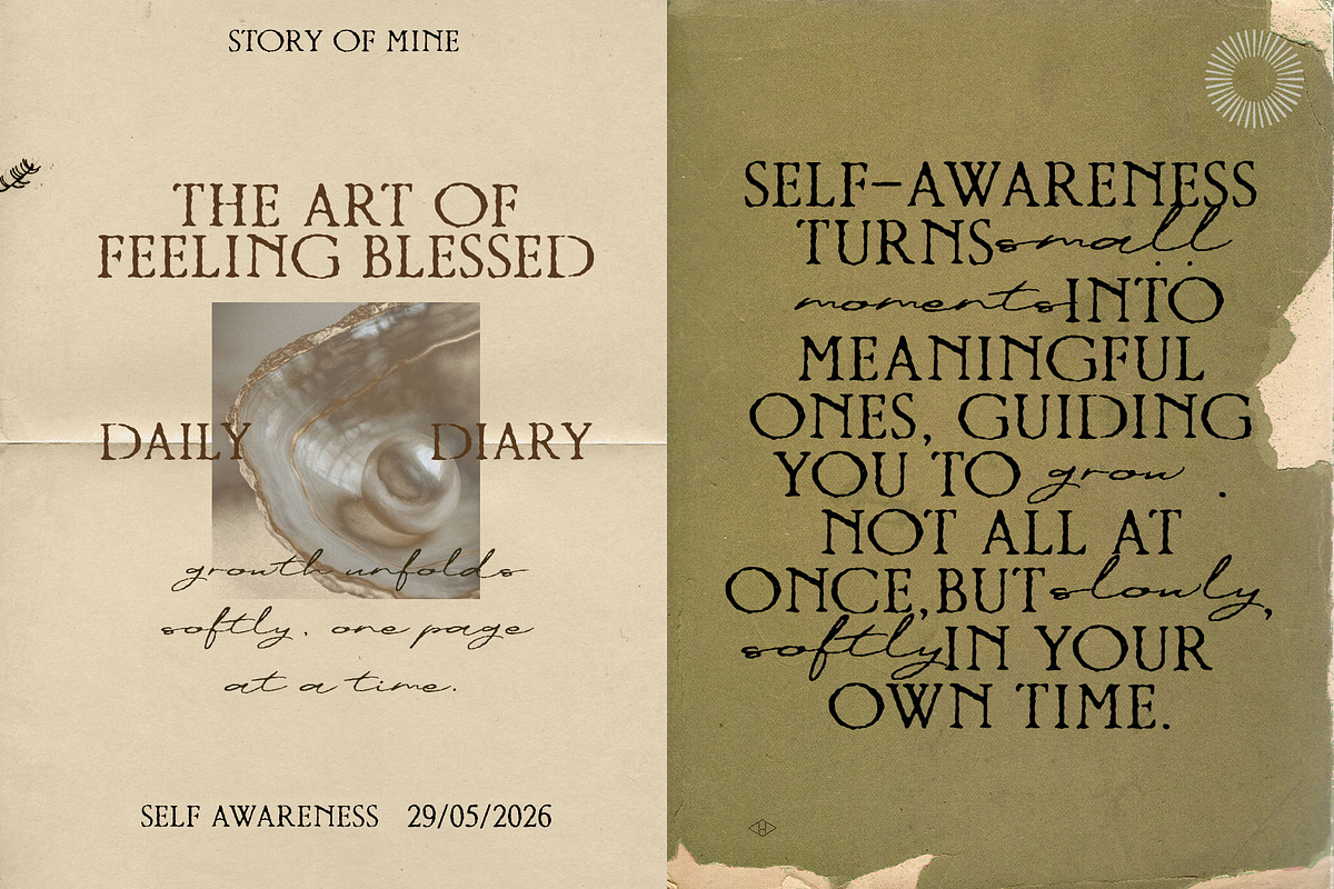 Gentle Becoming -Textured Serif Script