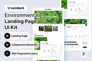 Environmental Conservation UI Kit, an UI Kit Template by hiddemaru (Thumbnail 1 of 6)