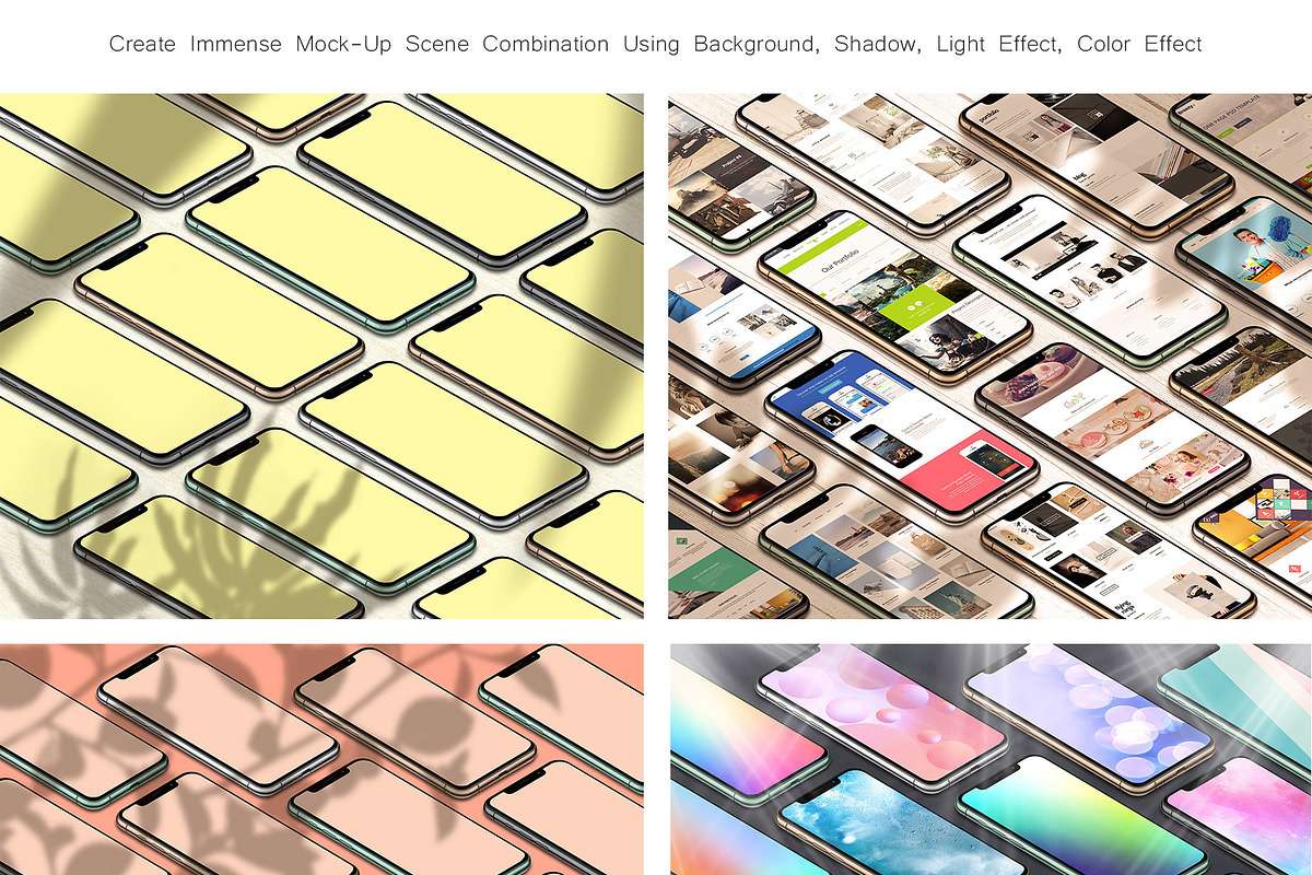 ALL 3D iPHONE MOCK-UP BUNDLE VOL-I2, an iPhone Mockup by Graphicsworld125 (Photo 7 of 20)