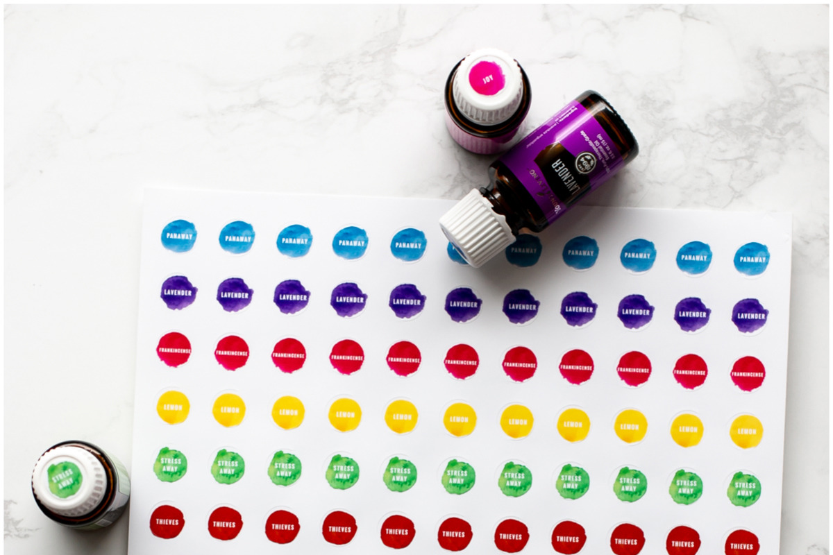 0.5 Waterproof Bottle Cap Labels, a Presentation Template by OhEverythingHandmade (Photo 1 of 4)