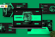 Gamer - Esport Google Slide, a Presentation Template by Deepslide Studio (Thumbnail 1 of 6)