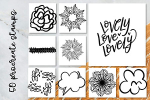 Procreate Stamp Brush Kit