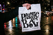 Plastic Shopping Bag Mockup, a Packaging Mockup by Designer Dude (Thumbnail 1 of 2)