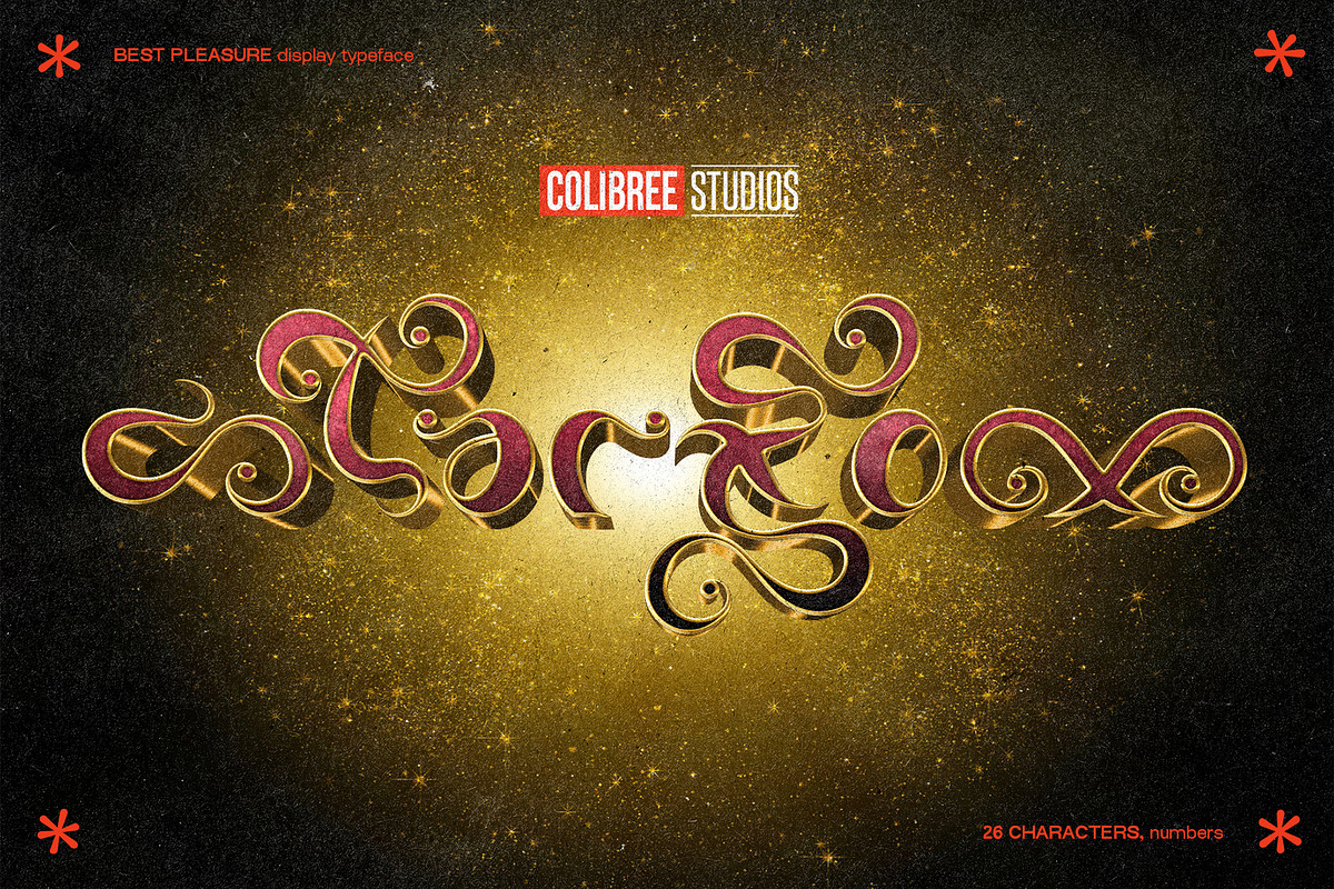 BEST PLEASURE eccentric display font, a Font by MDP TYPEFACES, image size:1200x800