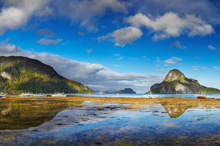 El nido bay philippines featuring archipelago, bay, and beach, a Nature Photo by Shop Name