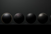 41 Black spheres illustrations, an Object Illustration by Handmadefont (Thumbnail 20 of 41)