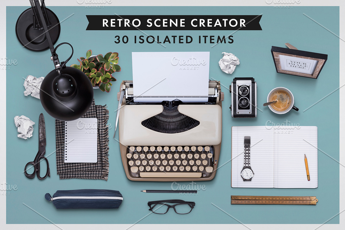 Retro scene creator, an Object Graphic by Twin Design (Photo 1 of 5)