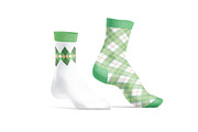 Socks 4 Types Mockups Set, a Bottom Mockup by rebrandy (Thumbnail 8 of 12)