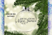 Clear glass ornament mockup, a Product Mockup by StyledProductMockups (Thumbnail 2 of 5)