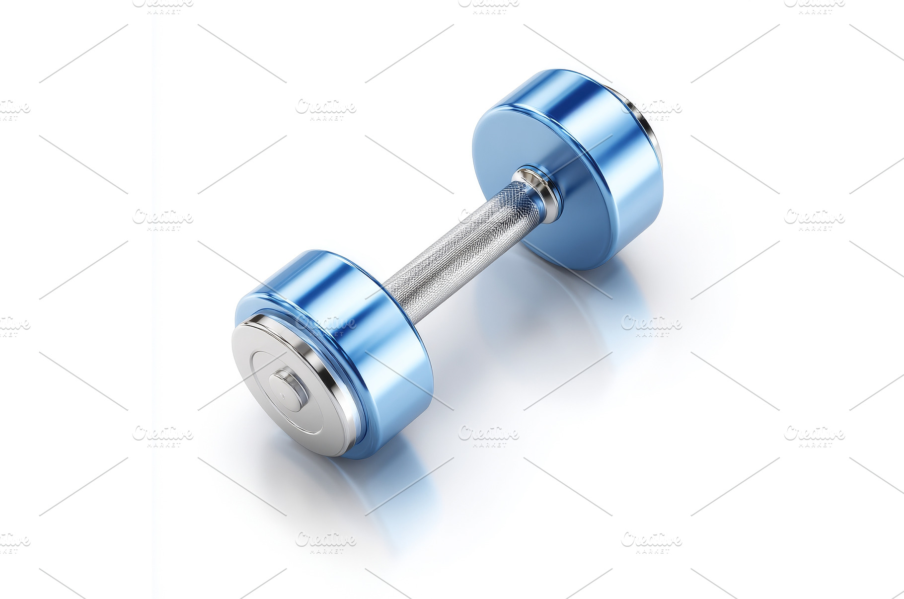 A dumbbell cartoon illustration, an Abstract Photo by ZinetroN