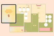 Cute Notebook Pages, a Templates & Theme by Digitaliya (Thumbnail 3 of 6)