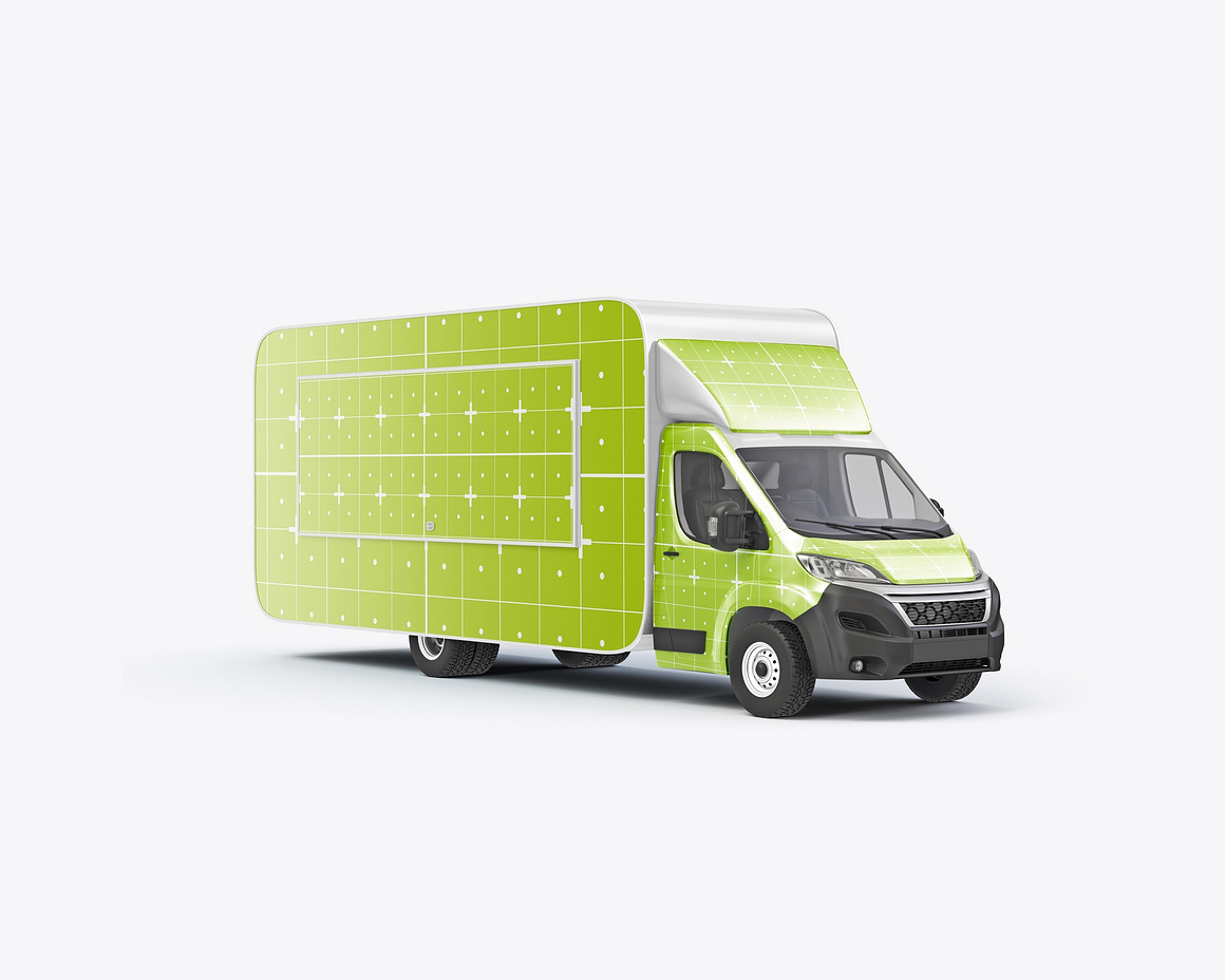 Food Truck Caravan Mockup, a Product Mockup by OneVectorStock (Photo 2 of 16)