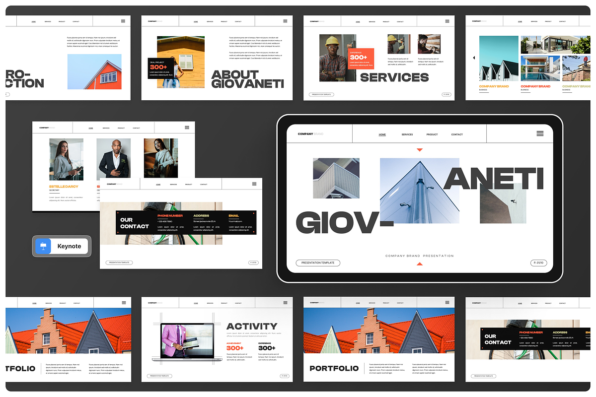 Giovanni - Company Brand Keynote, a Presentation Template by Annora Studio (Photo 1 of 5)
