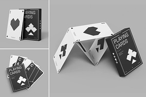 Playing Cards Mockup, a Packaging Mockup by Brand Earth