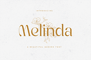 Melinda Elegant Modern Font, a Sans Serif Font by Jaruka (Thumbnail 1 of 10)