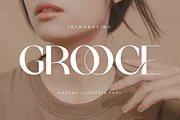 Grooce - Modern Sans Font, a Sans Serif Font by Aqeel_Art (Thumbnail 1 of 7)