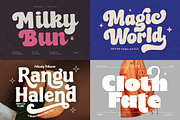 Aesthetic Retro Font Bundle - SALE!, a Serif Font by HansCo Studio (Thumbnail 5 of 8)