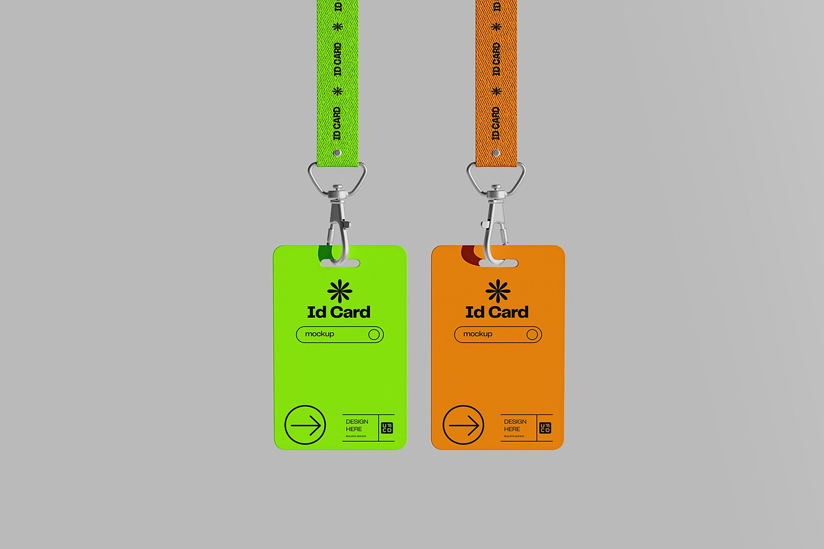 ID Card Mockup, an Advertising Mockup by hokagata (Photo 2 of 4)
