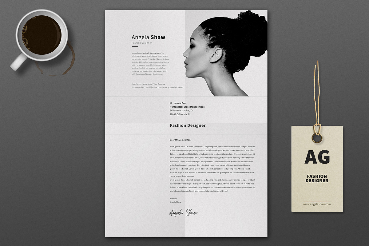 Orion Resume Template, a Resume Template by Nina Shaw (Photo 5 of 11)