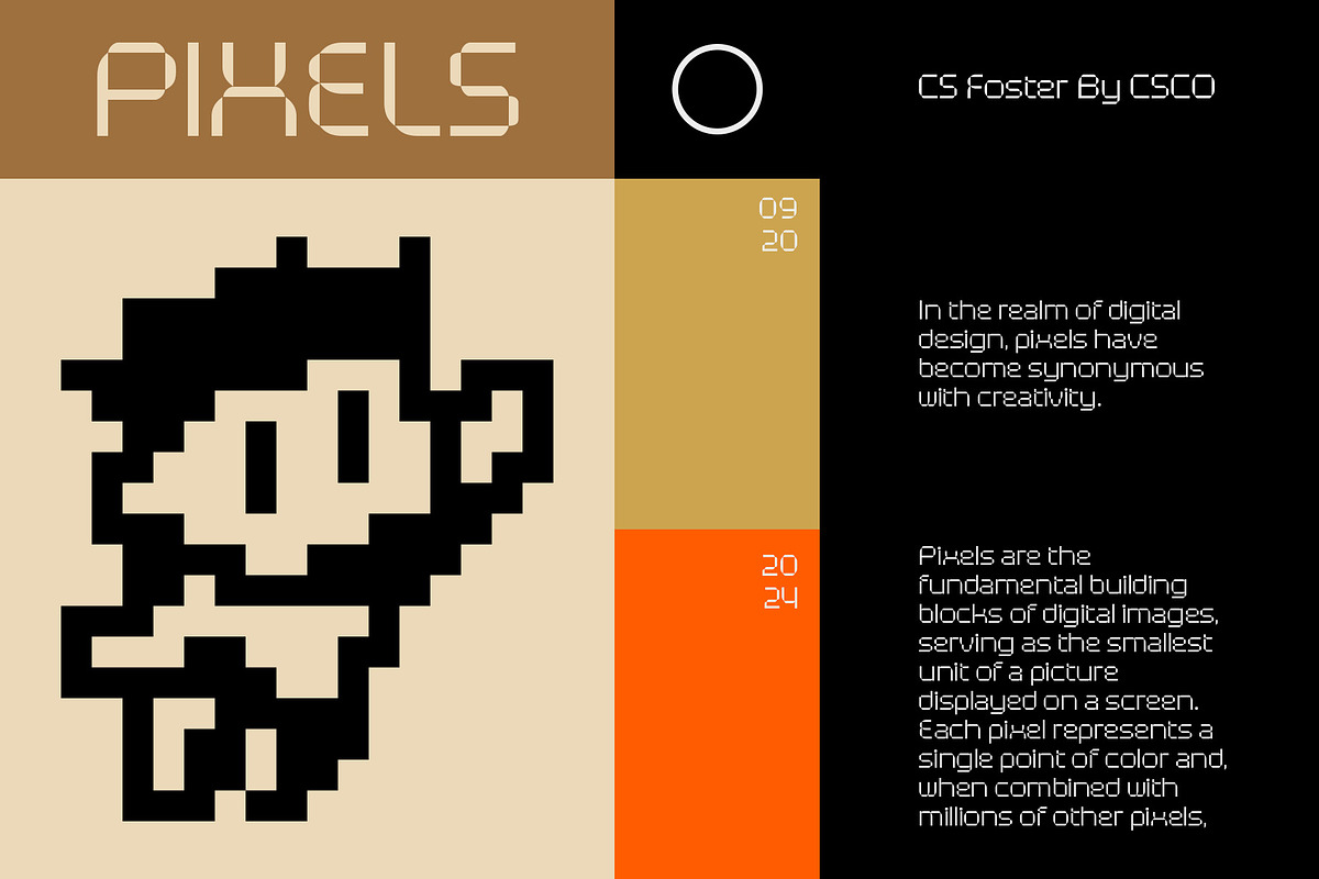 CS Foster – Pixel Font, a Sans Serif Font by Craft Supply Co. (Photo 2 of 8)