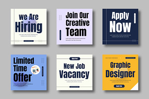 Job Hiring Social Media Post, a Social Media Template by MightyDesign
