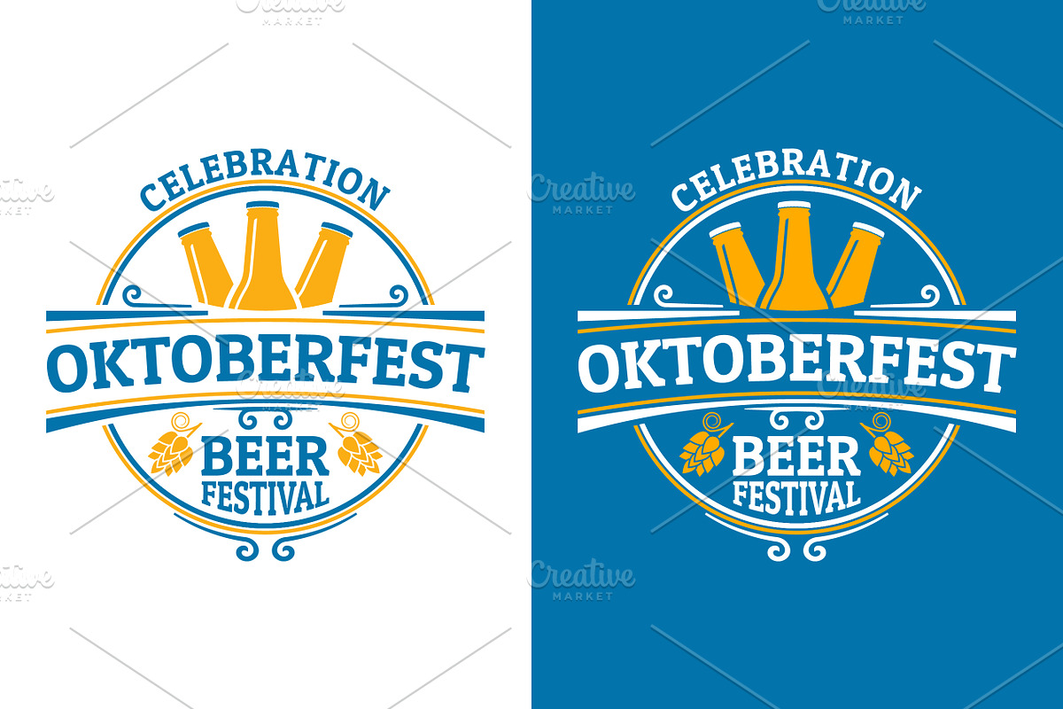 Oktoberfest logo or label. Beer fest, a Graphic by VM25