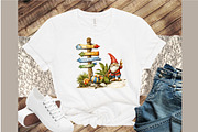 Watercolor Summer Beach Gnome Clipar, an Illustration by Sublimation Artist (Thumbnail 4 of 6)