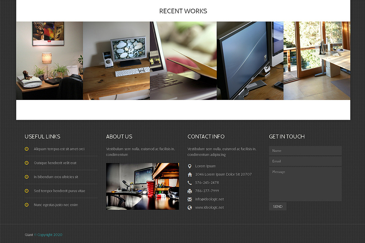 Giant Responsive Bootstrap Theme, a Bootstrap Template by IceTemplates