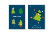 Funny Christmas Trees, a Seasonal Illustration by lenlis (Thumbnail 4 of 4)