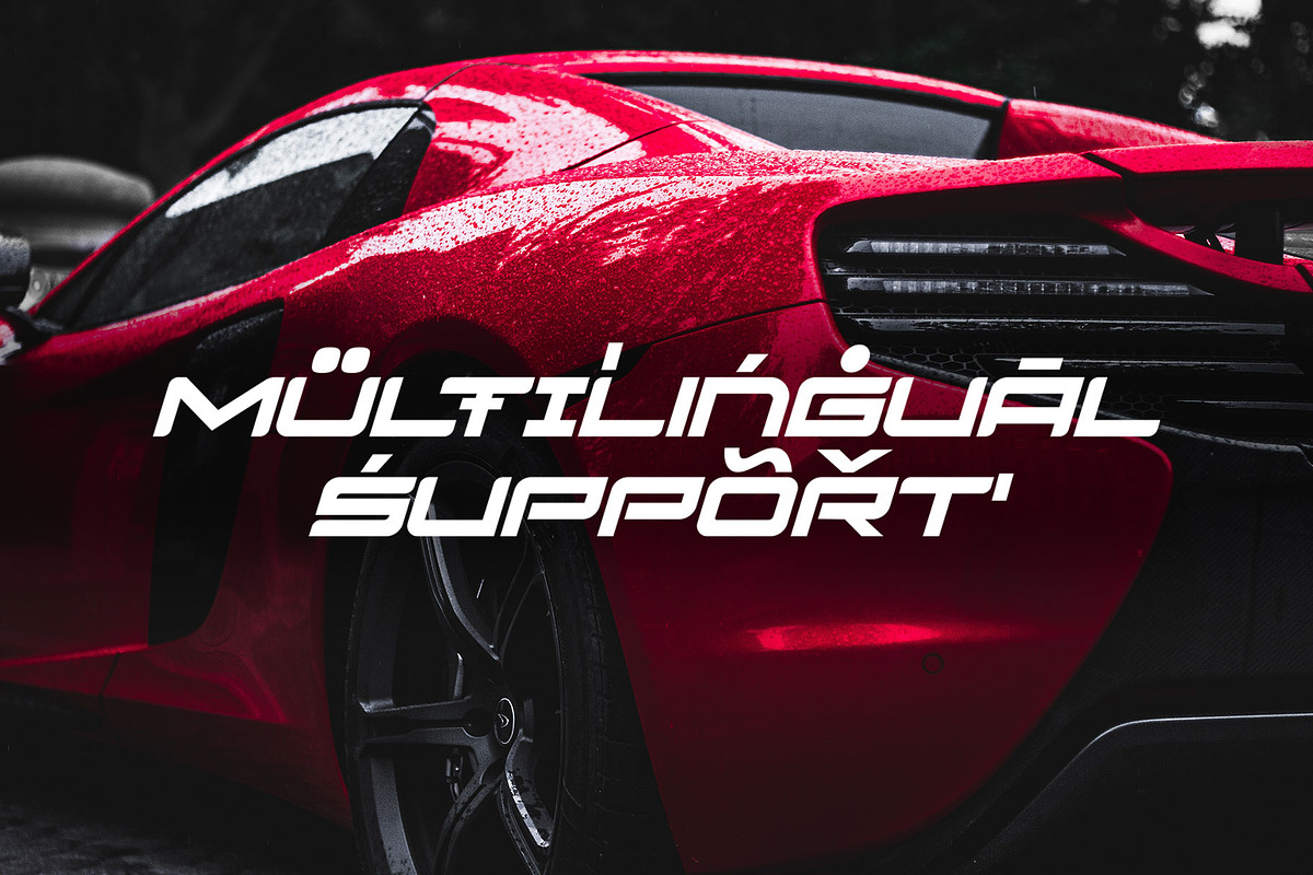 Siegra - Sporty Tech Font, a Font by Arterfak Project (Photo 9 of 12)